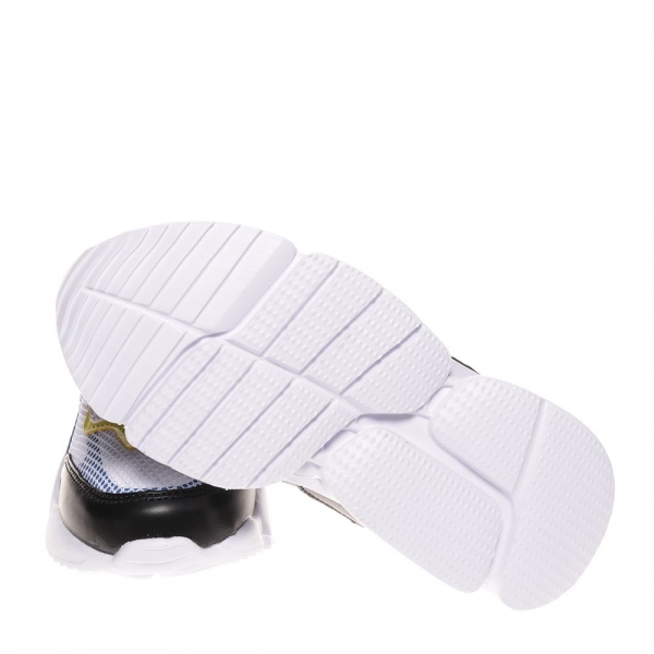 Παιδικά αθλητικά παπούτσια  Sunniva λευκά    με    μαύρο, 5 - Kalapod.gr